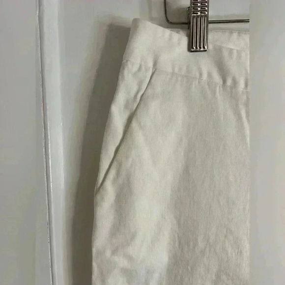 Women’s White Nordstrom Collection Capri Pants Size 14 - Picture 2 of 6